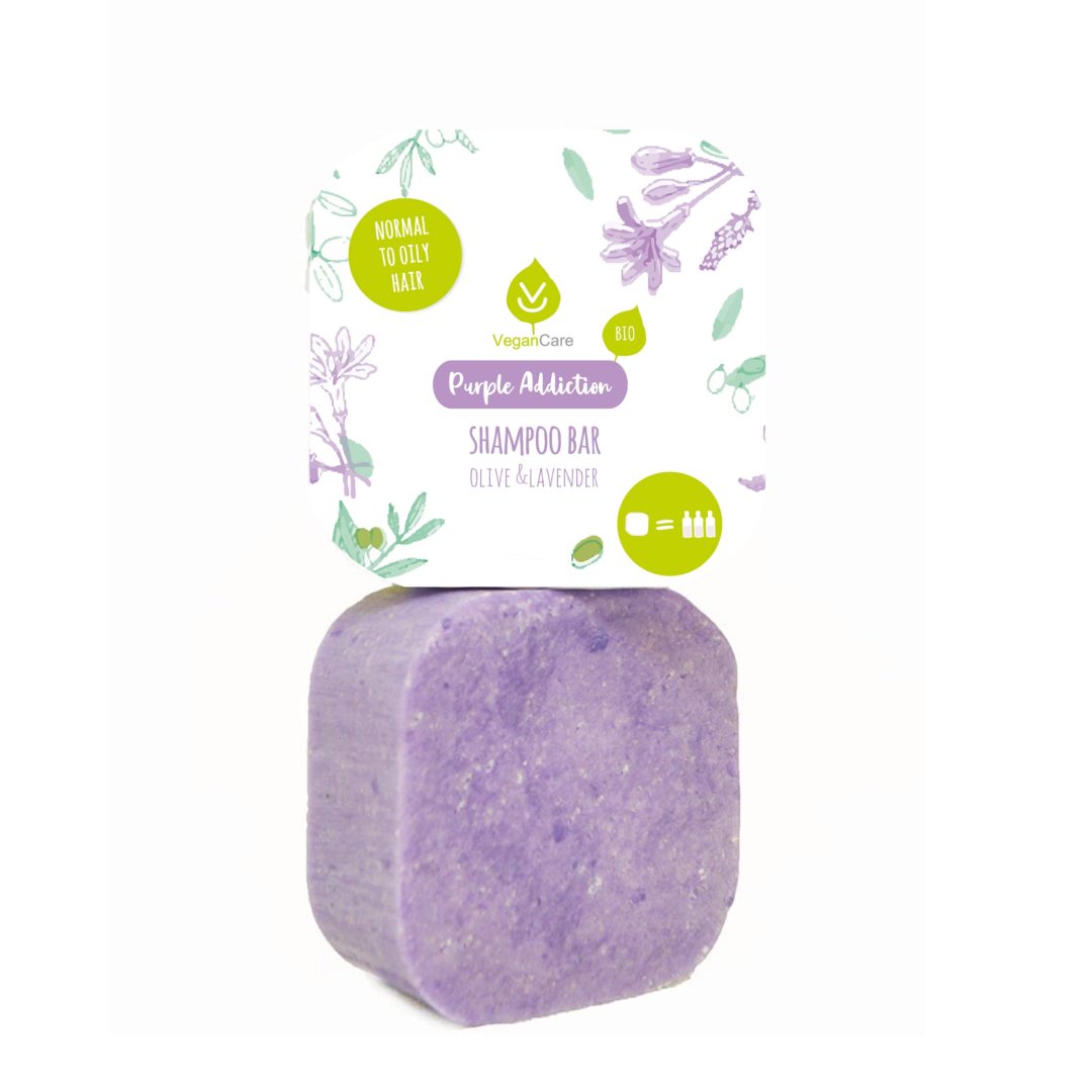 Purple Addiction - Shampoo Bar for Normal/Oily Hair (Olive & Lavender)
